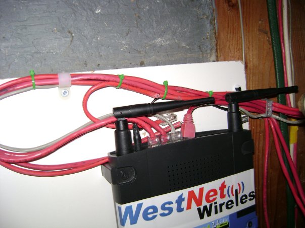 WestNet Wi-Fi equipment installation, Calgary 2005