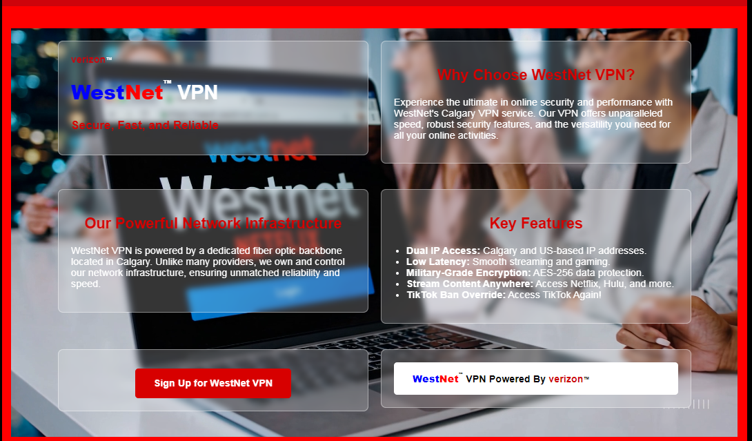 WestNet Dedicated VPN — launched 2025